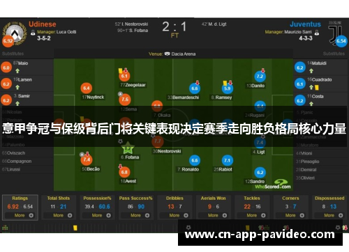 意甲争冠与保级背后门将关键表现决定赛季走向胜负格局核心力量